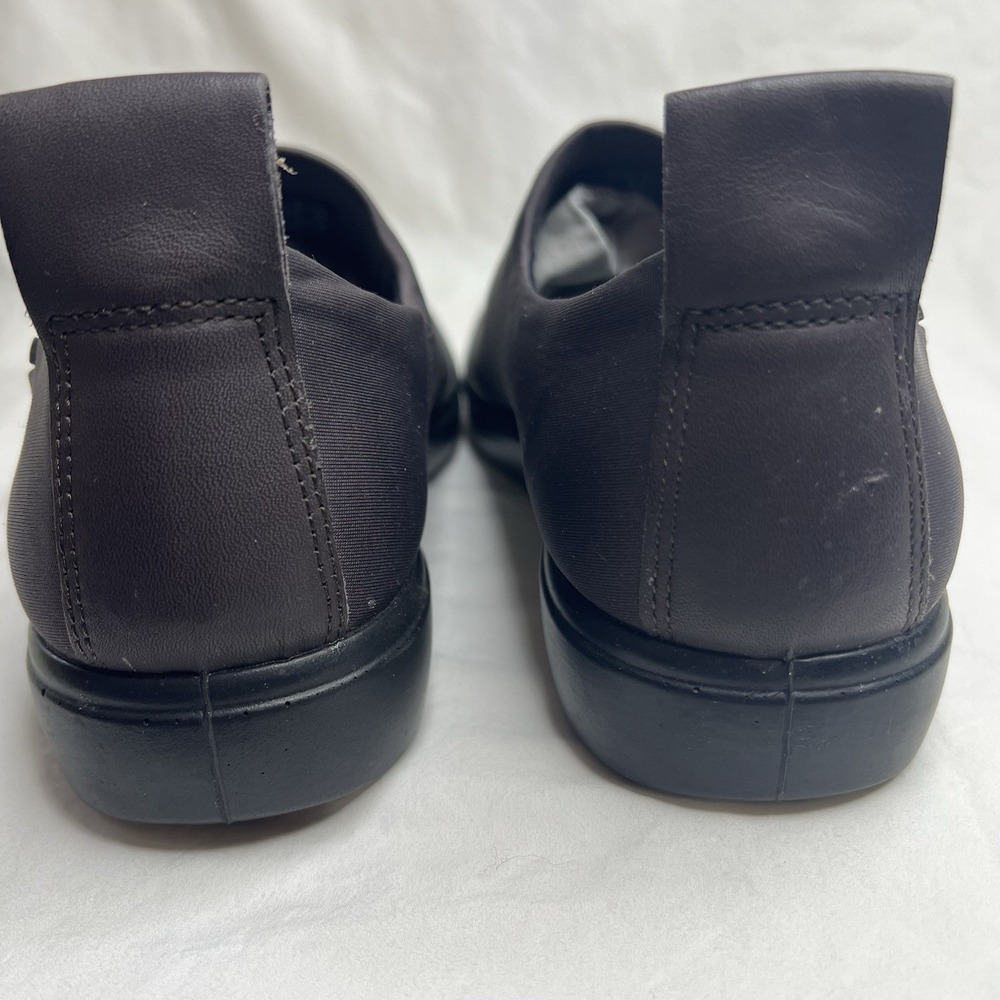ECCO Gore Tex Slip On Shoes Womens 9 EU 40 Black Waterproof Comfort Walking - Picture 5 of 9
